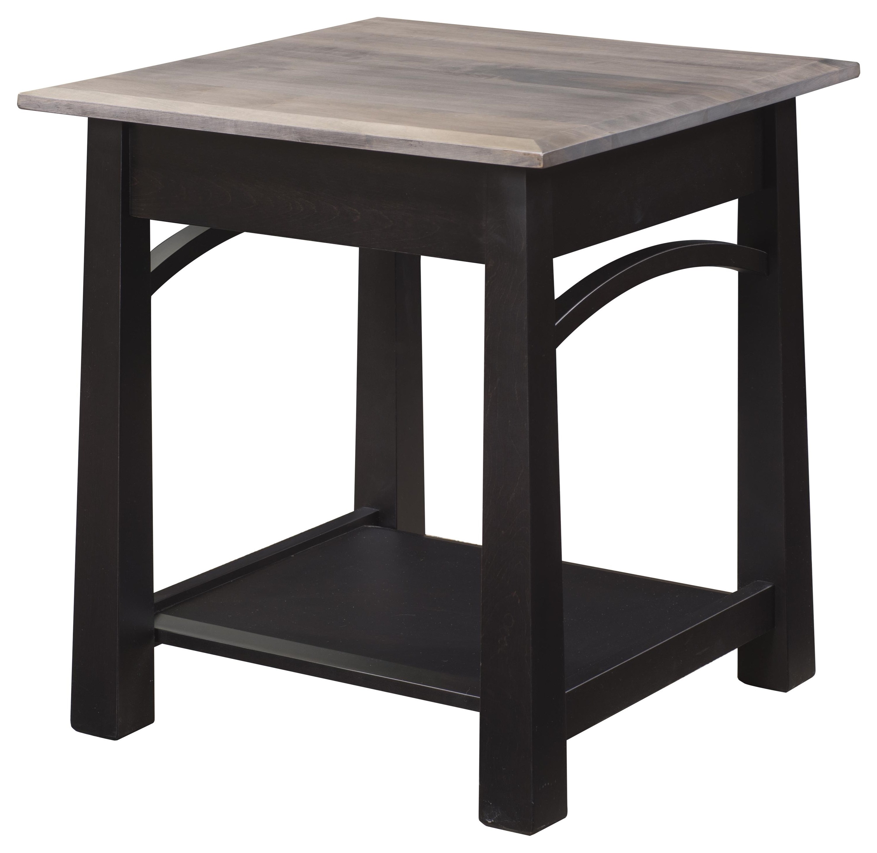 Wayside Custom Furniture Madison Bow End Table Wayside Furniture